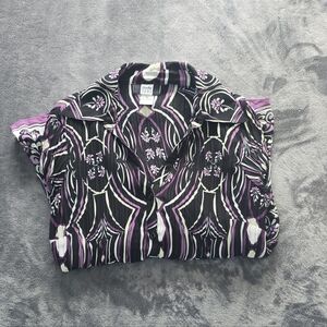 Studio 1940 Bell Sleeve Button Up Blouse Size Medium